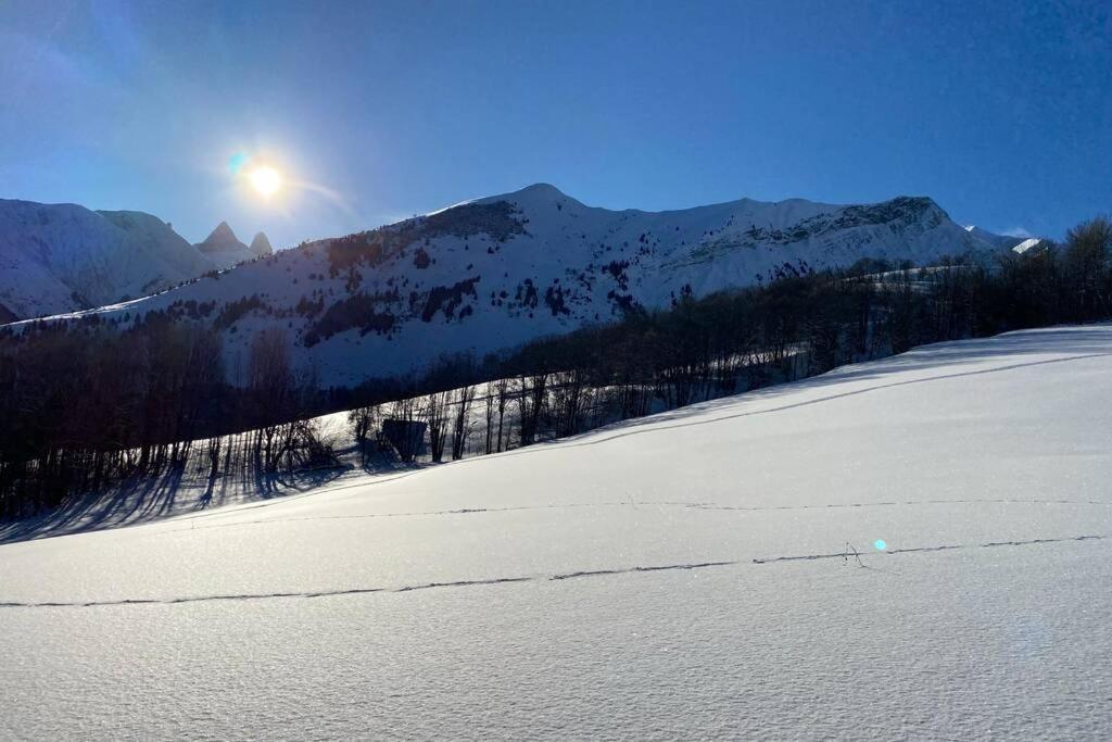 Ferienwohnung Logement 4/6 Personnes A La Montagne Avec Piscine Saint-Sorlin-d'Arves Exterior foto